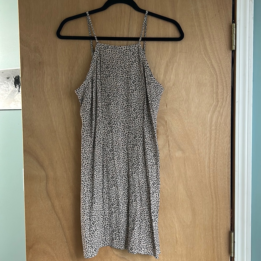 Animal print bodycon mini dress from Abercrombie